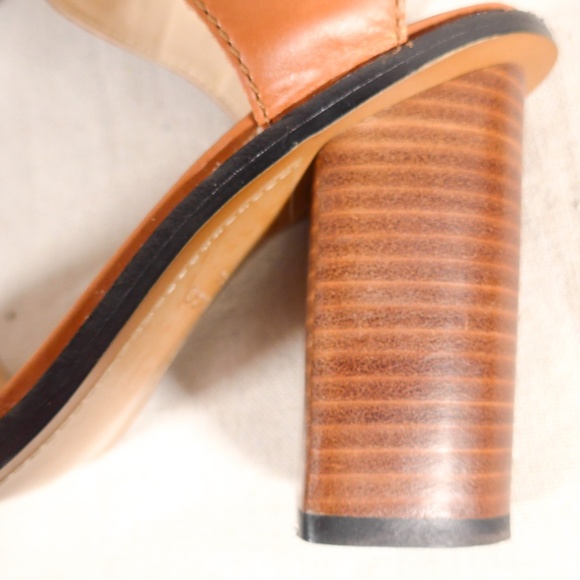 Mango Women 36 Chunky Heel Open Toe Sandal with Ankle Strap - Picture 11 of 16